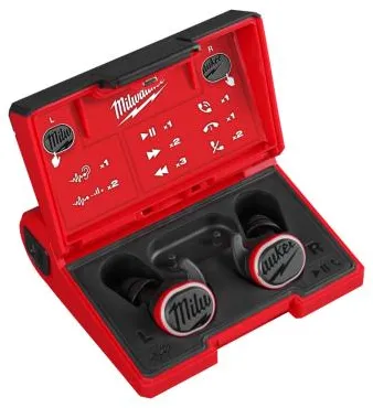Milwaukee hørselvern m/bluetooth L4 RLEPB-301 - Oppladbar