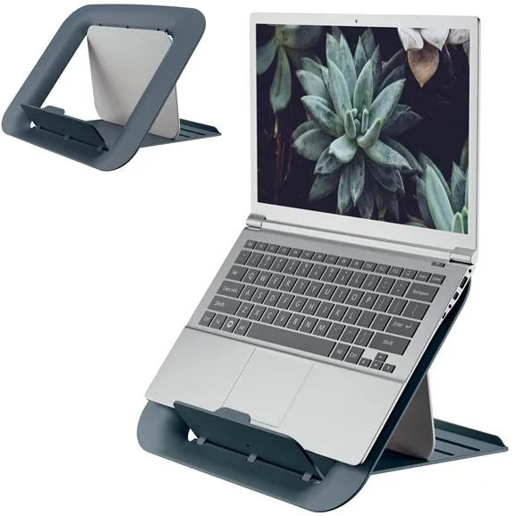 Leitz Ergo Cosy justerbar laptopstativ, 80 % resirkulert plast fløyelsgrå